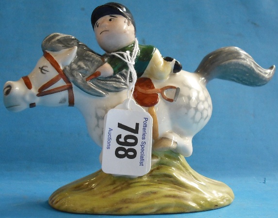 Appraisal: Beswick Thelwell Grey Pony Express restored tail