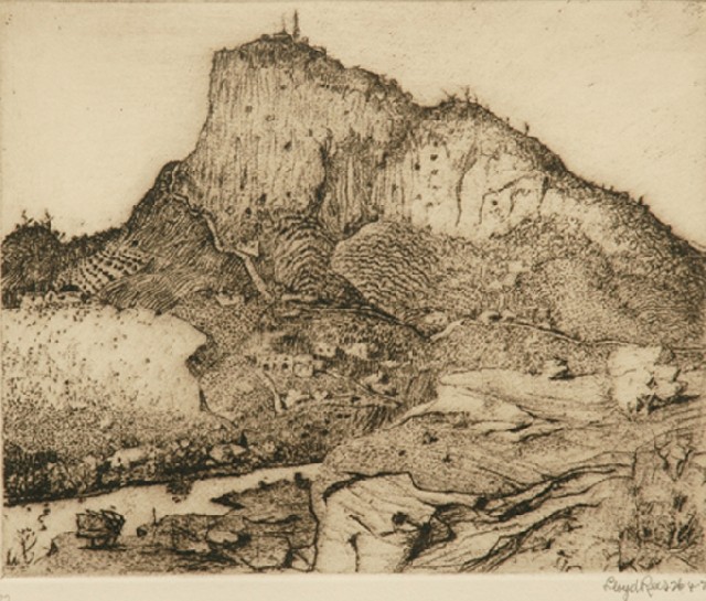 Appraisal: Lloyd Rees - Set of Etchings i A Tasmanian Mountain