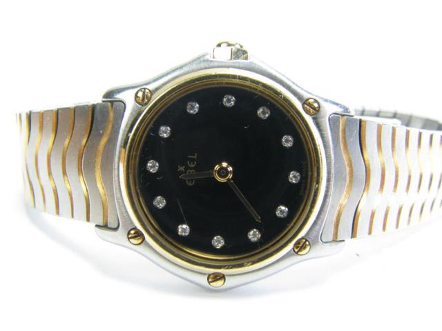 Appraisal: An Ebel lady's Classic Wave wristwatch with stainless steel case