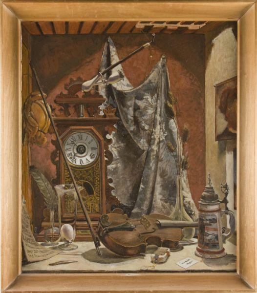 Appraisal: Harrison Hank Blass WA d Still Life oil on canvas