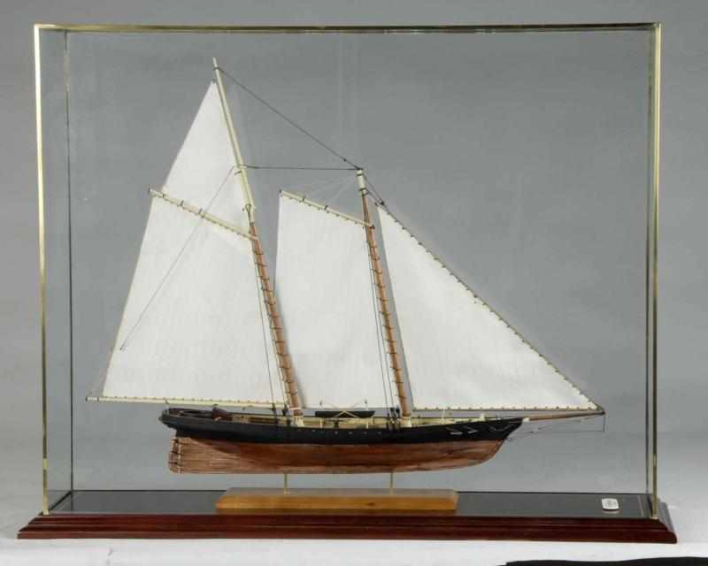 Appraisal: Racing Yacht America Model Built by J Sotham Plank-on-frame construction