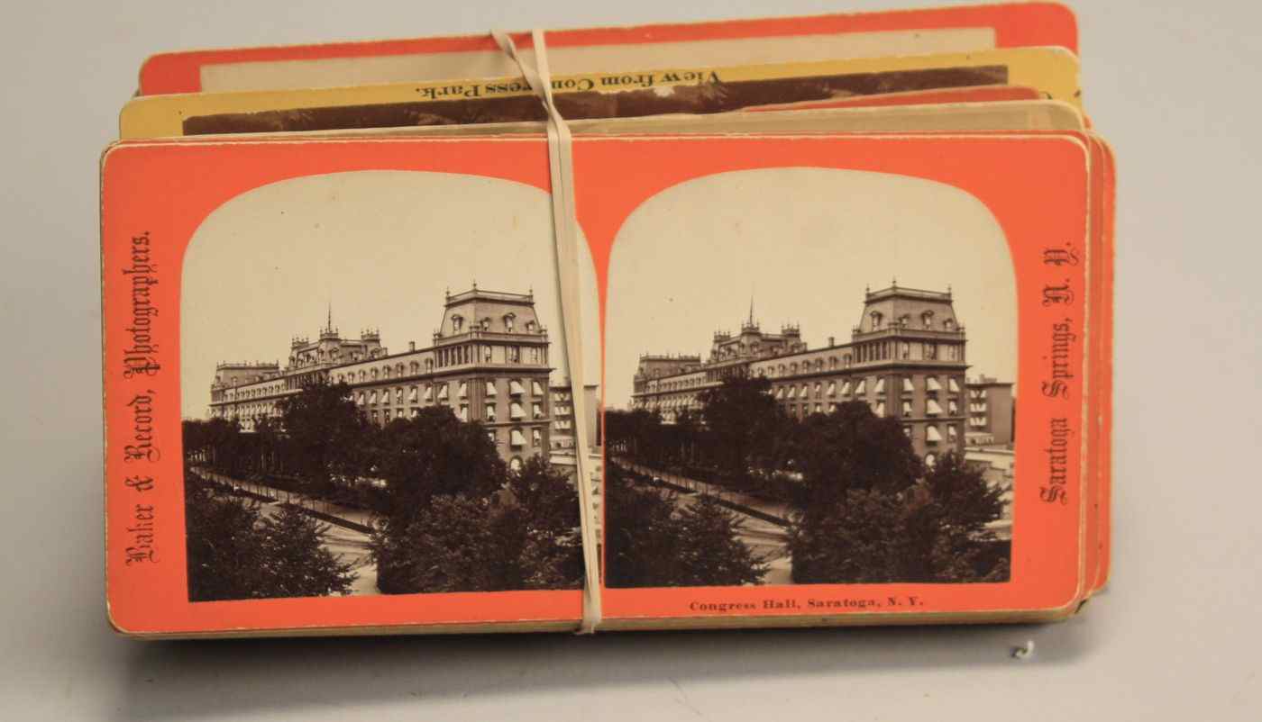 Appraisal: SIXTY STEREO CARDSDepicting assorted views in and around the city