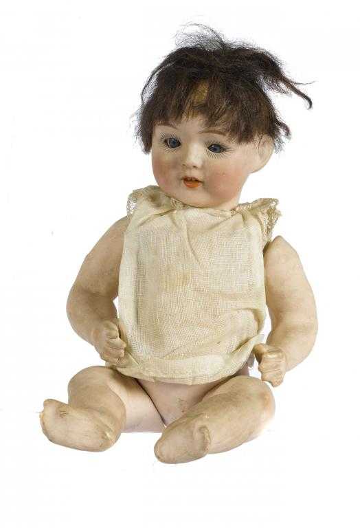 Appraisal: A GERMAN CHARACTER B B DOLL the bisque head with