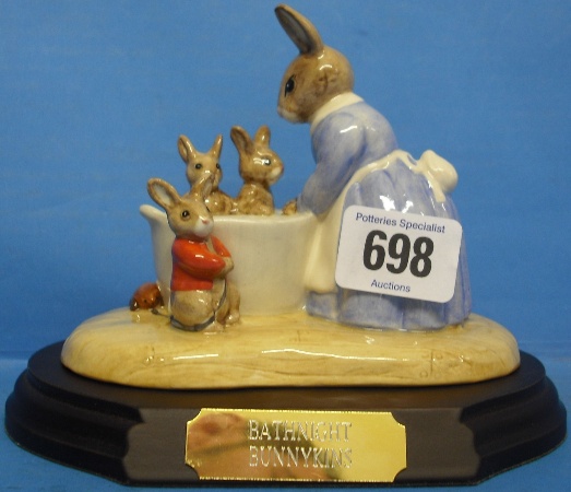 Appraisal: Royal Doulton Bunnykins Tableua Bathnight DB Limited Edition Boxed with