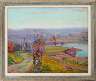 Appraisal: WILLIAM GREASON OIL ON BOARD WILLIAM GREASON AMERICAN - OIL