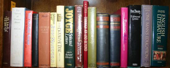 Appraisal: British Literature Literary Criticism Vols on shelves