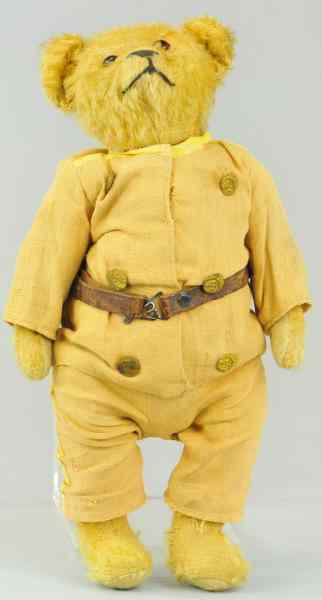 Appraisal: ROOSEVELT TEDDY BEAR c extremely rare American rough rider bear