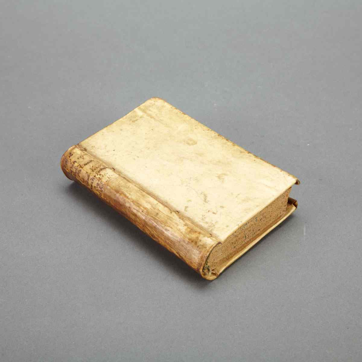 Appraisal: Renaissance Vellum Bound Obstetric Medical Sammelband th century Francici Plazzonus