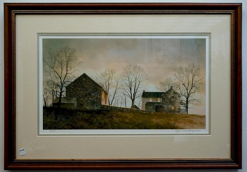 Appraisal: Ray Hendershot Print Ray Hendershot Print Description Signed in margin