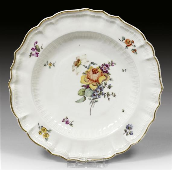 Appraisal: PLATE IN THE STYLE OF THE 'EINSIEDLER' SERVICE ZURICH CIRCA