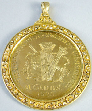 Appraisal: A George IV silver gilt City of London Lord Mayor