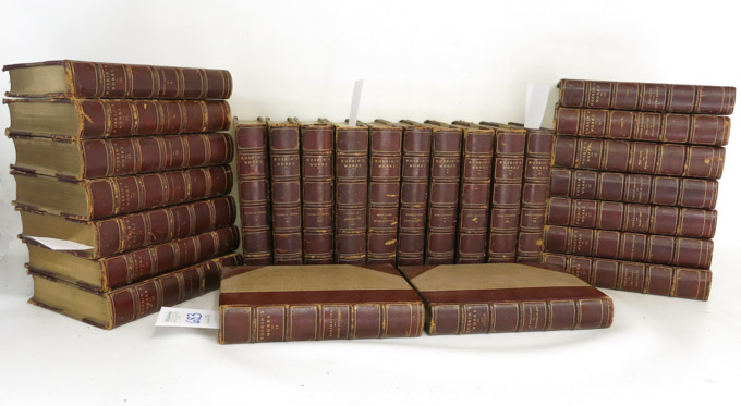 Appraisal: RARE SET THE COMPLETE WORKS OF JOHN RUSKIN in twenty-six