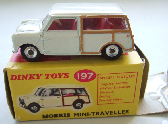 Appraisal: A Dinky Morris mini-traveller boxed