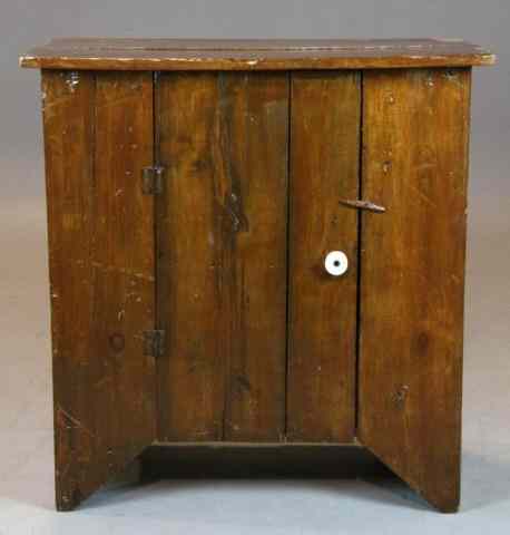 Appraisal: Pine Cupboard with One Door and Porcelain KnobNice little pine