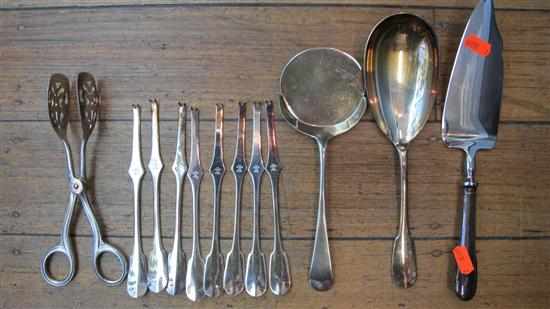 Appraisal: ONE BAG OF ASSORTED CHRISTOFLE SILVER PLATE FLAT WARE INCLUDING