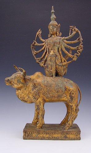 Appraisal: KWAI DEITY BRONZE '' h x '' w age unknown