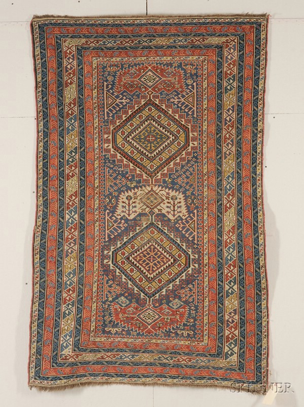 Appraisal: Shirvan Rug East Caucasus last quarter th century small areas