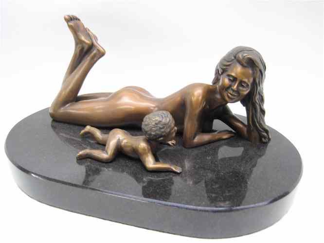 Appraisal: RIP CASWELL ORIGINAL BRONZE FIGURATIVE SCULPTURE Oregon born -active Rip