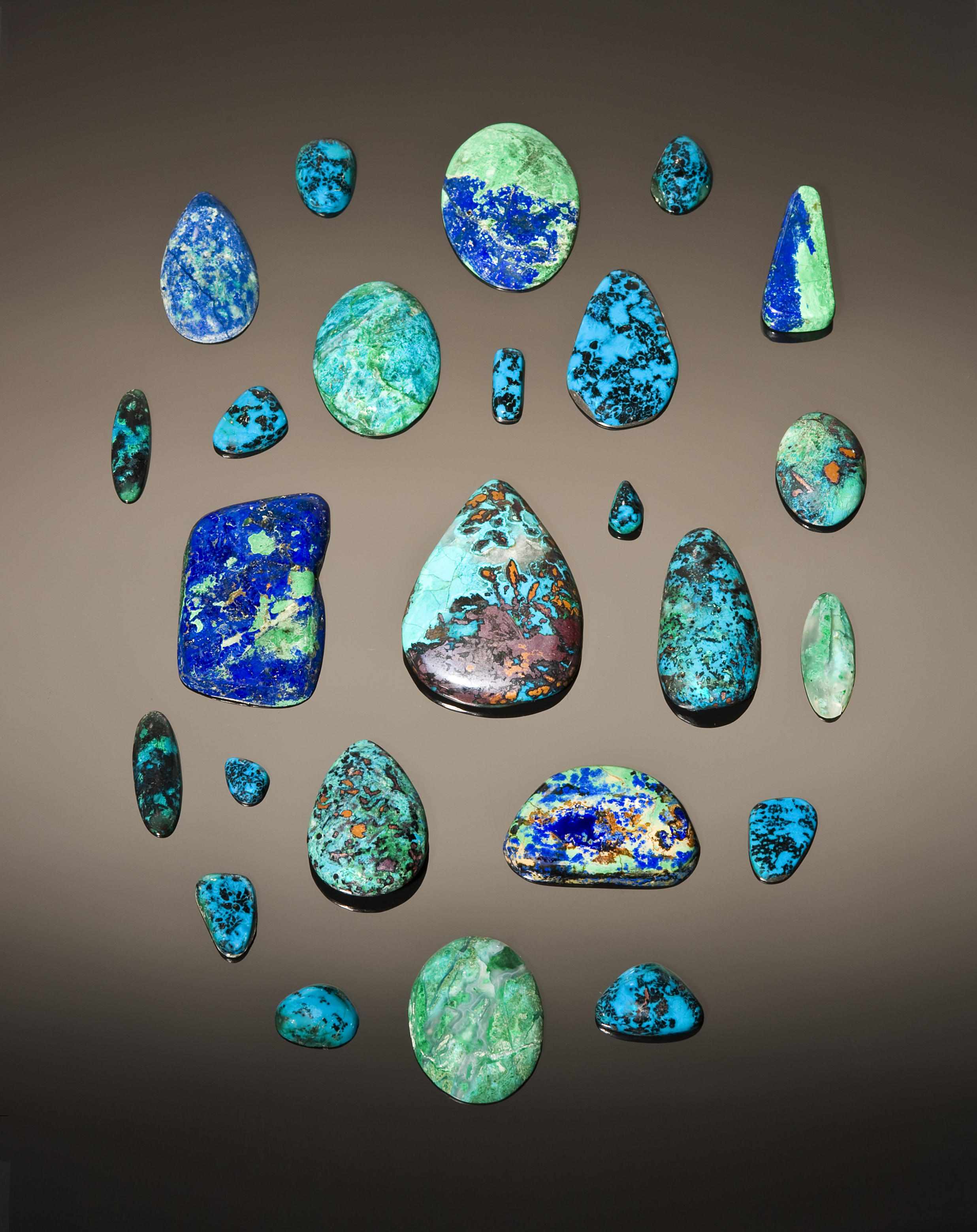 Appraisal: Collection of Cabochons ArizonaWeighing a total of over carats twenty-five