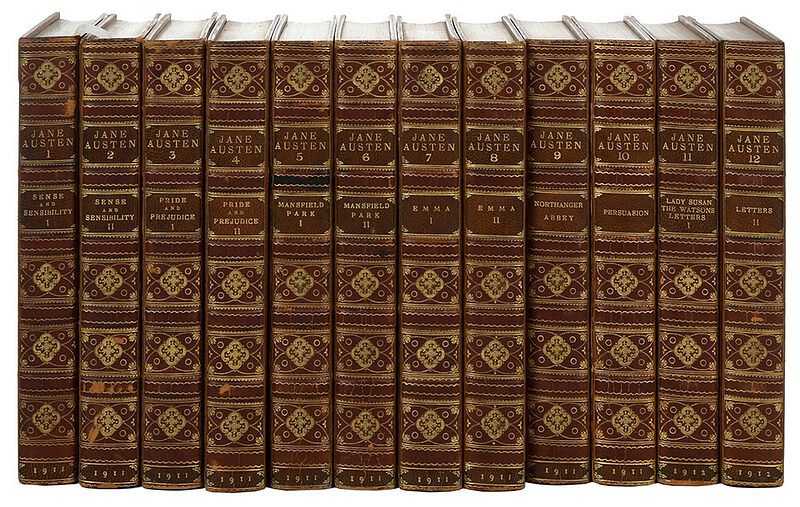 Appraisal: The Novels of Jane Austen Volumes Winchester Edition Edinburgh John