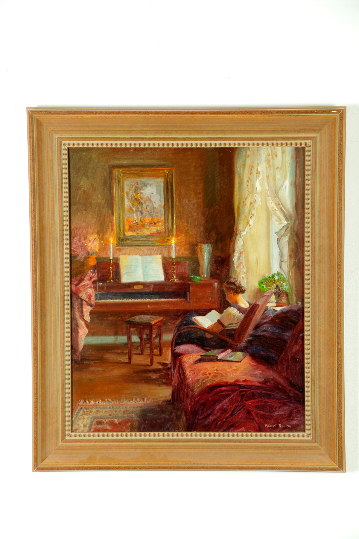 Appraisal: GENRE SCENE BY ROBERT PANITZSCH GERMAN DANISH - Oil on