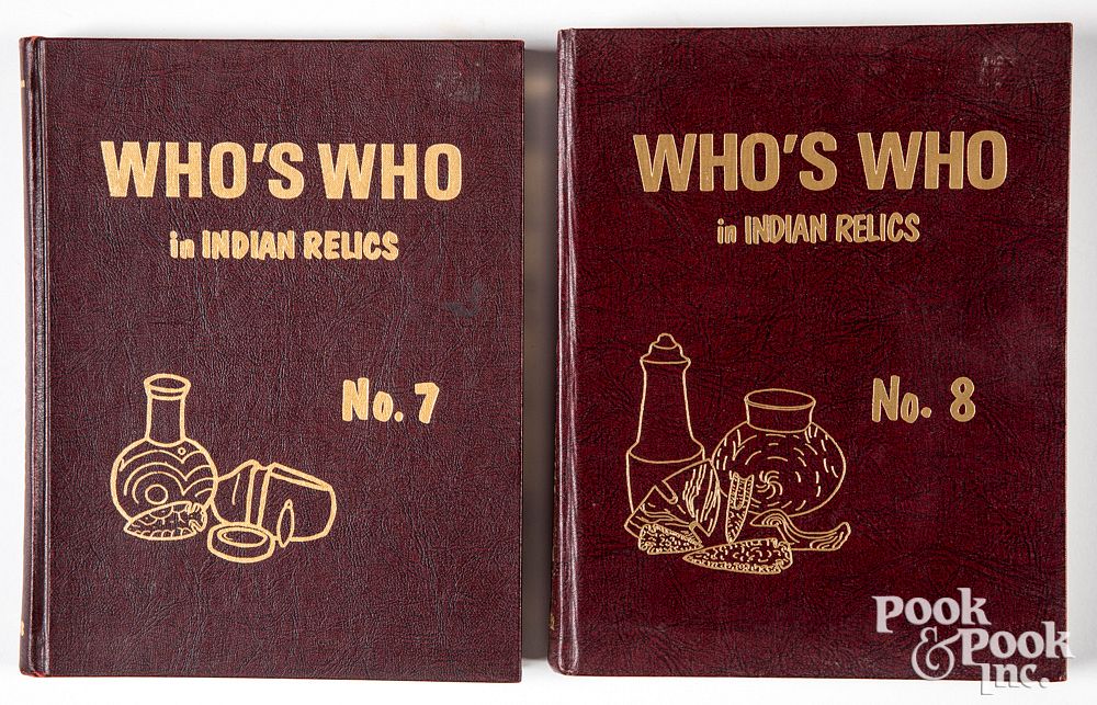 Appraisal: Who's Who in Indian Relics volumes Who's Who in Indian