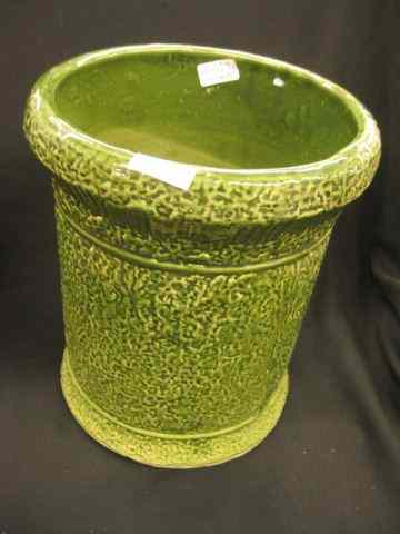 Appraisal: Logan Pottery Jardinere green '' tall '' diameter scarcer