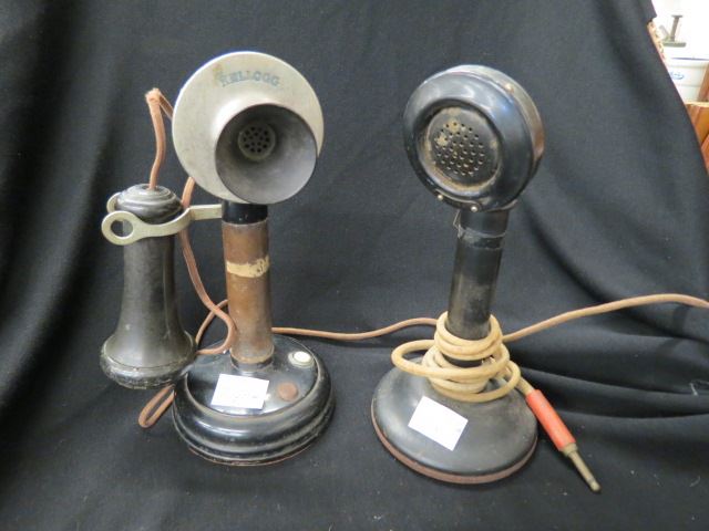 Appraisal: Stick Telephones Kellogg Western Electric