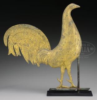 Appraisal: FIGHTING COCK WEATHERVANE FIGHTING COCK WEATHERVANE Third quarter th century