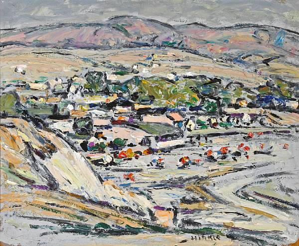 Appraisal: Clarence Hinkle American - The Village - Laguna signed 'Hinkle'