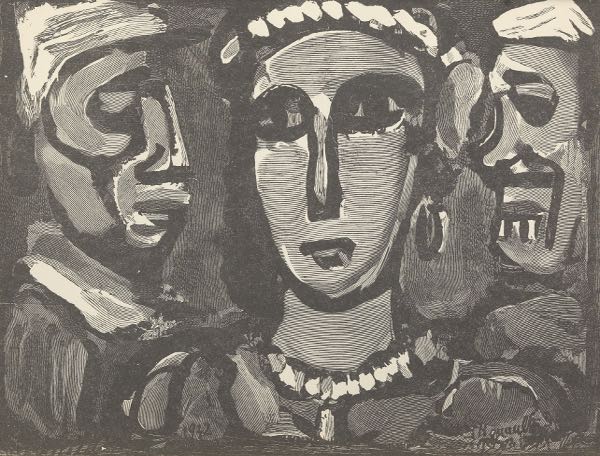 Appraisal: AFTER GEORGES ROUAULT FRENCH - x Les Visages Black and