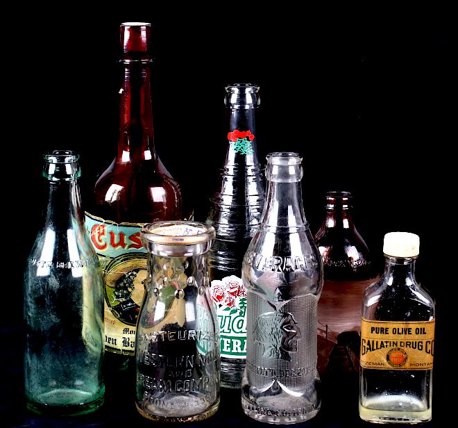 Appraisal: Rare Montana Bottle Collection For your consideration is this collection