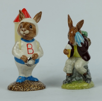 Appraisal: Royal Doulton Bunnykins figure Astro DB and Billie Bunnykins Cooling