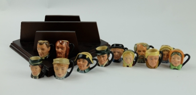 Appraisal: A set of Royal Doulton tiny Dickens character jugs together