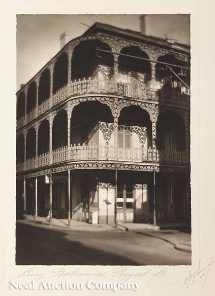 Appraisal: Eugene Delcroix American New Orleans - a collection of seven