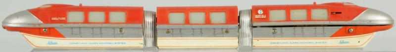 Appraisal: Schuco Walt Disney Monorail Set German Marked Made in Western