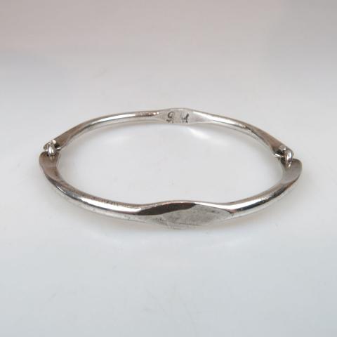 Appraisal: Rafael Alfandry Canadian Sterling Silver Bangle cm length