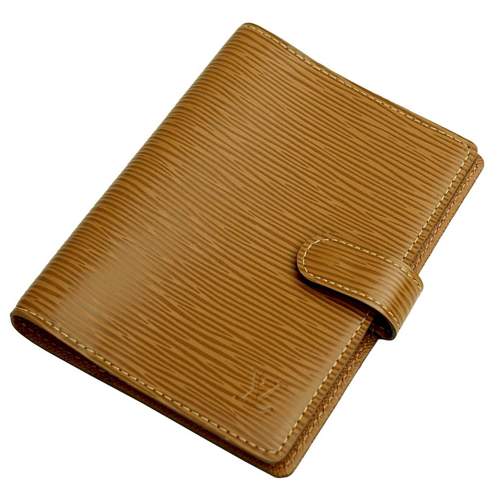 Appraisal: Louis Vuitton Cannelle Epi Agenda Cover Louis Vuitton Cannelle Brown