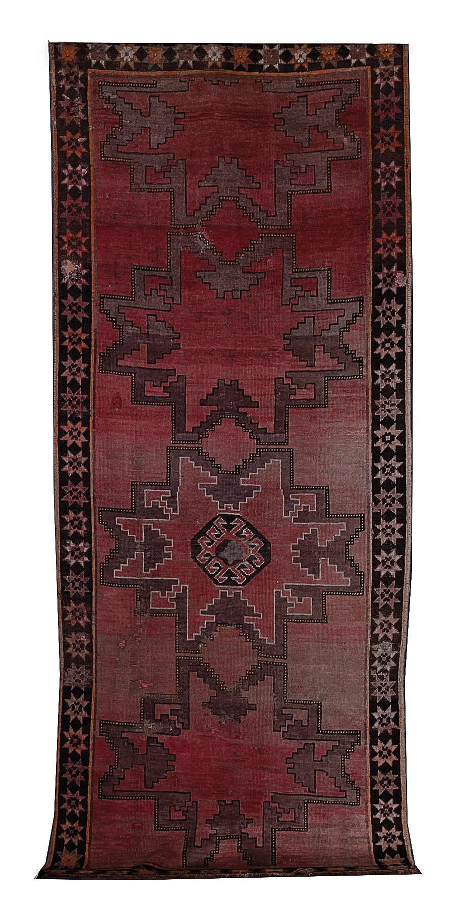 Appraisal: Kazak runner circa ' x ' Provenance North Carolina collection