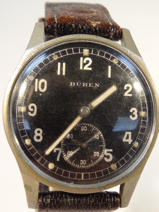 Appraisal: An early to mid- thC Buren gentleman's wristwatch with a