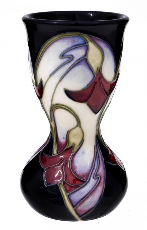 Appraisal: A MOORCROFT DEWDROP VASE DESIGNED BY SIAN LEEPER cm h