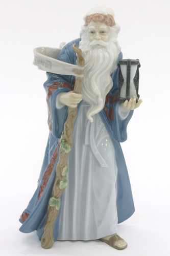 Appraisal: LLADRO PORCELAIN FIGURE Father Time from the Millennium Collection -