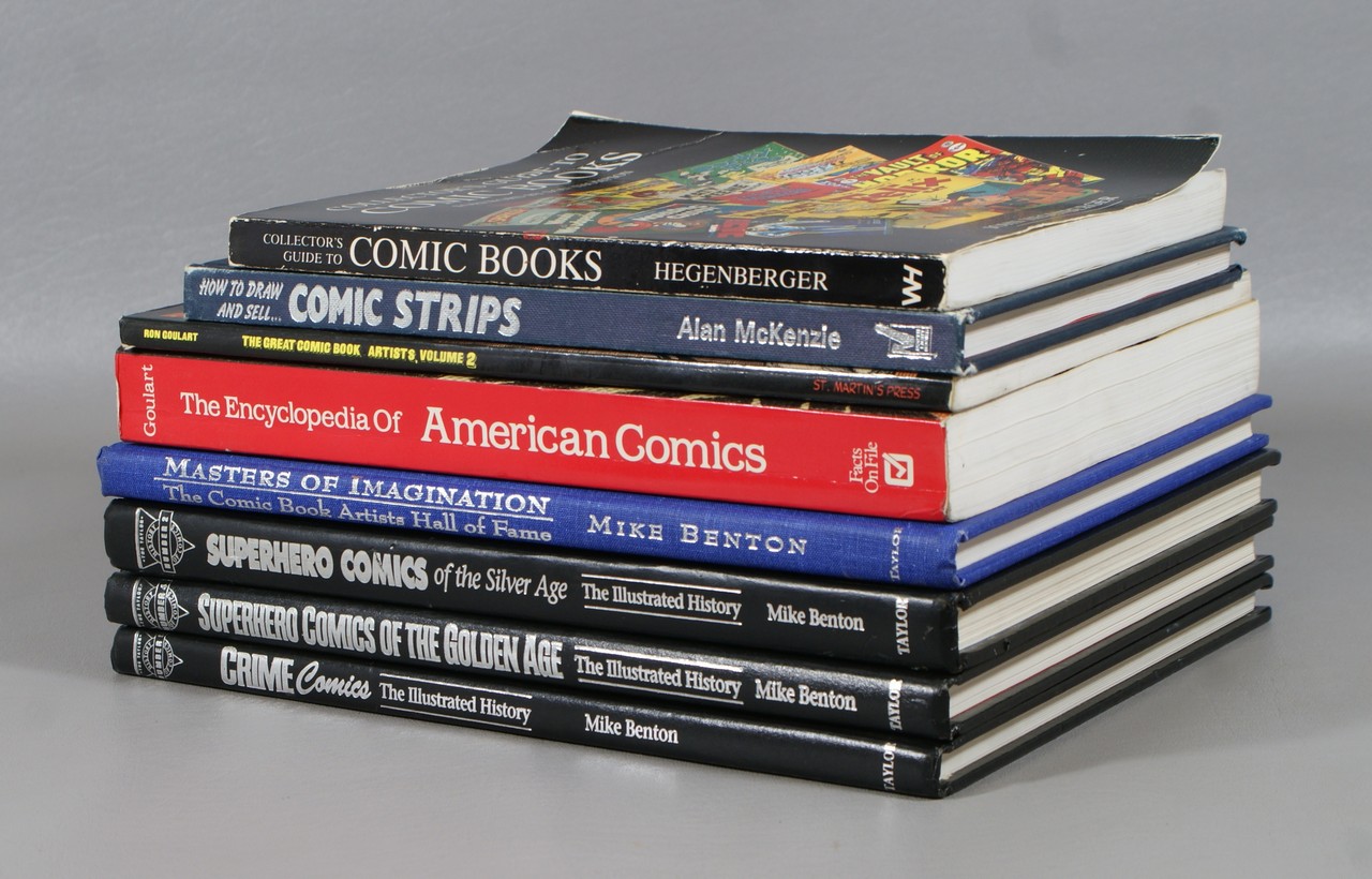 Appraisal: Comic book reference books including Collector's Guide to Comic Books