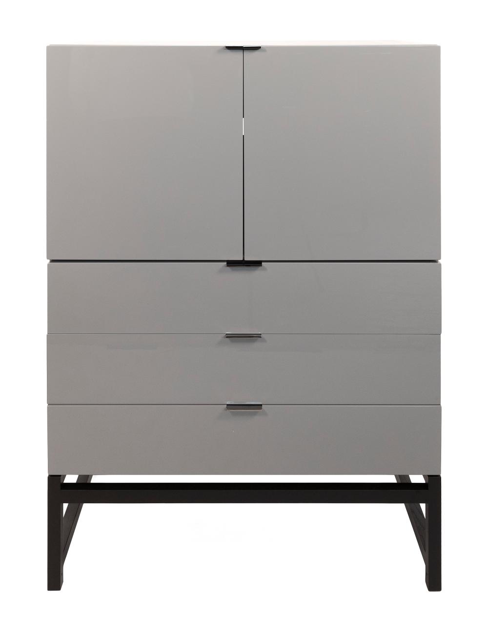 Appraisal: MINOTTI STORAGE CABINET CONTEMPORARY HEIGHT WIDTH DEPTH MINOTTI STORAGE CABINET