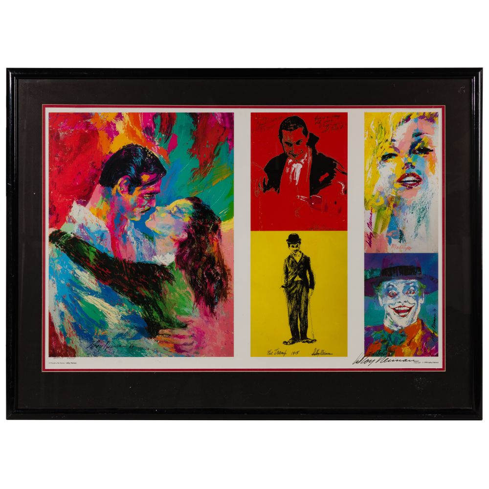 Appraisal: LEROY NEIMAN AMERICAN - A TRIBUTE TO THE MOVIES SIGNED