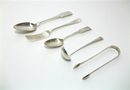 Appraisal: A matched canteen of cutlery various dates and makers mainly