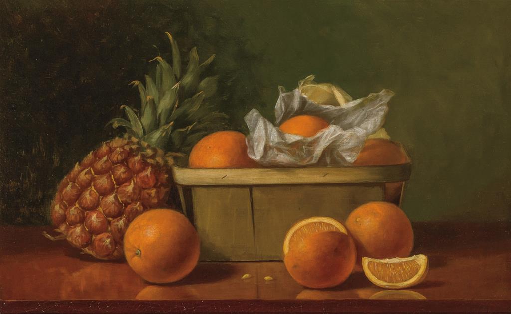 Appraisal: ALBERT FRANCIS KING American - Still Life with Fruit oil