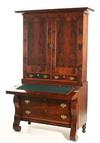 Appraisal: SECRETARY - Circa - -part secretary with wide molded crest