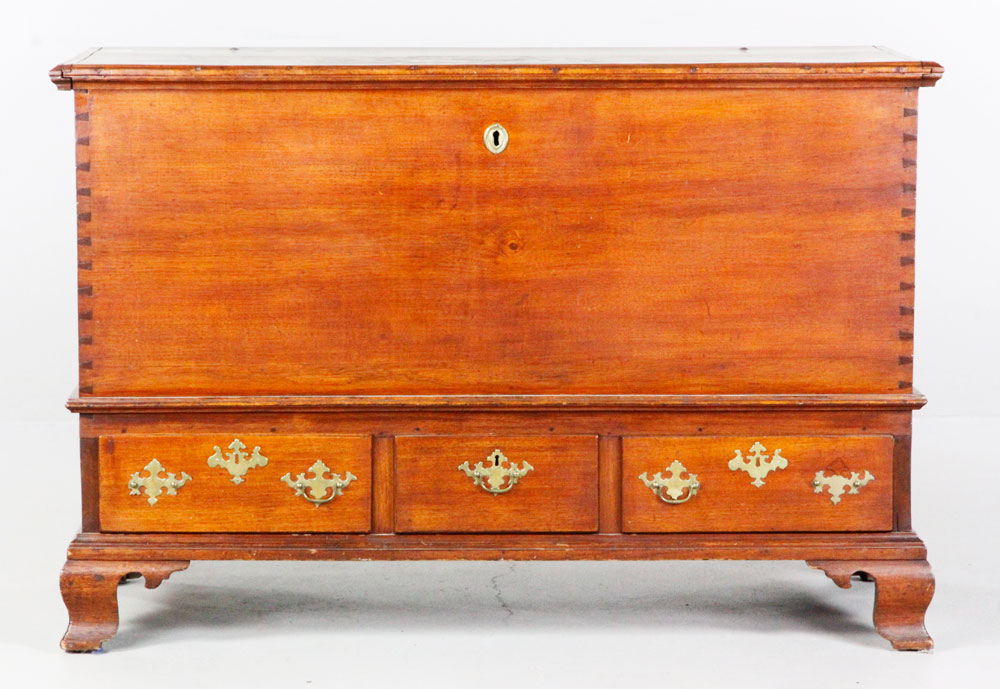 Appraisal: - Pennsylvania Blanket Chest Pennsylvania blanket chest mahogany dovetail construction