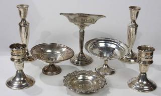 Appraisal: lot of American sterling silver including a small bowl with